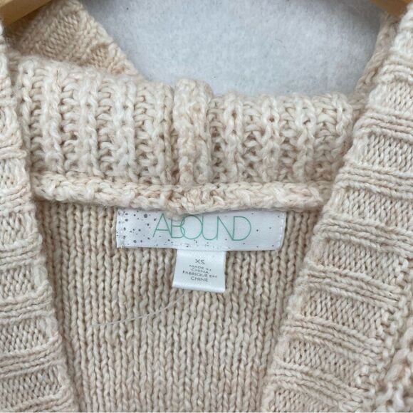~Abound Women's Knit Hooded Pullover Sweater NWOT XS - Picture 4 of 4